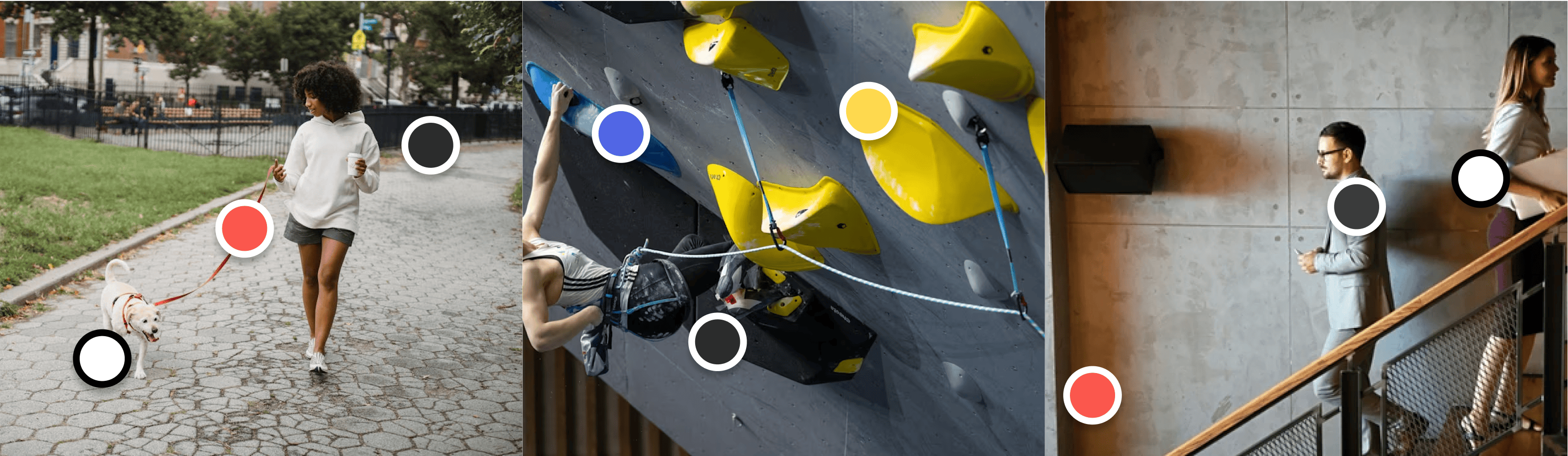 Apple watch with Vigor UI showcasing list of workouts to do